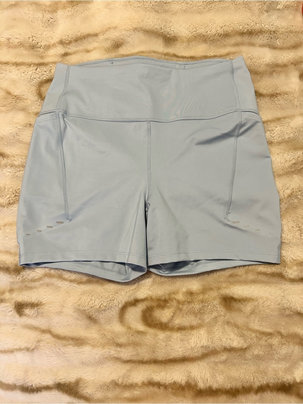 NWT Nike Pale Blue High-Rise Performance Bike Shorts